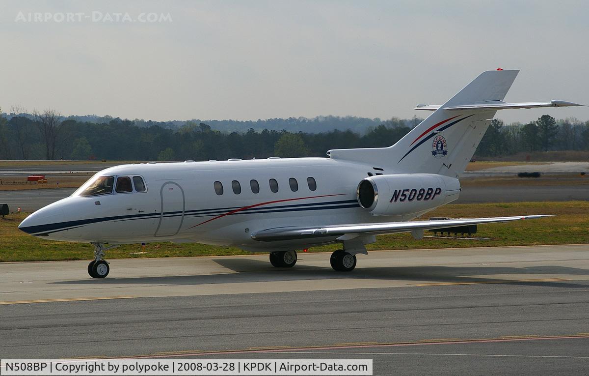 N508BP, 1999 Raytheon Hawker 800XP C/N 258419, Pilgrim's Pride corporate jet.