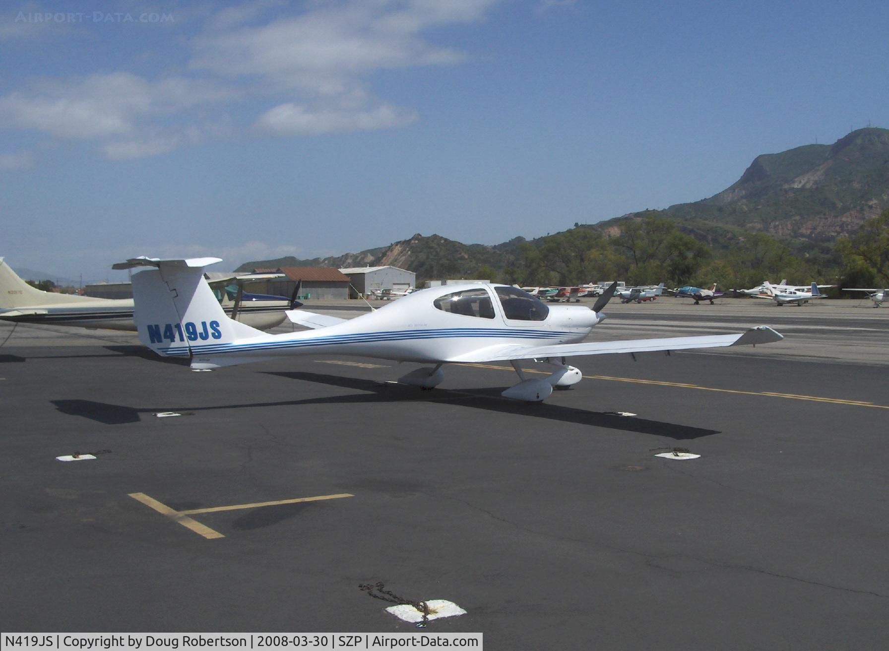 N419JS, 2004 Diamond DA-40 Diamond Star C/N 40.439, 2004 Diamond Aircraft Ind. DA40 DIAMOND STAR, Lycoming IO-360-M1A 180 Hp