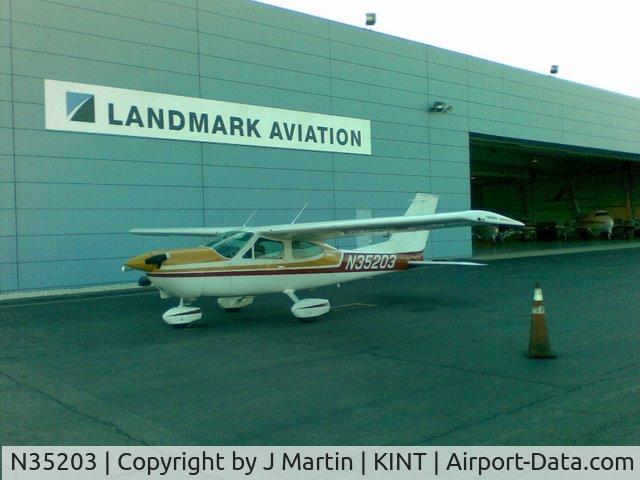 N35203, 1975 Cessna 177B Cardinal C/N 17702263, N35203 sy KINT - Winston-Salem, NC