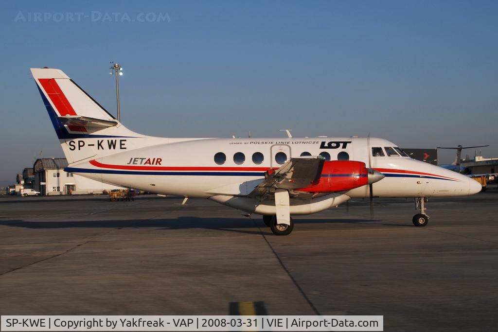 SP-KWE, 1989 British Aerospace Jetstream 3201 C/N 842, Jetair Jetstream 31