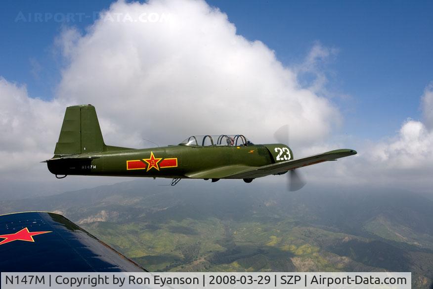 N147M, Nanchang CJ-6A C/N 4232020, Nanchang Air to Air