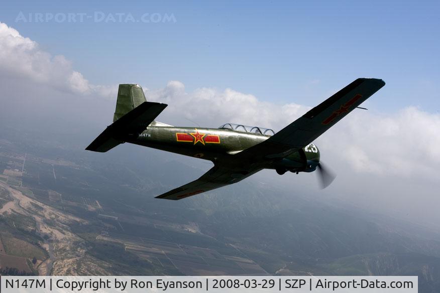 N147M, Nanchang CJ-6A C/N 4232020, Nanchang Air to Air