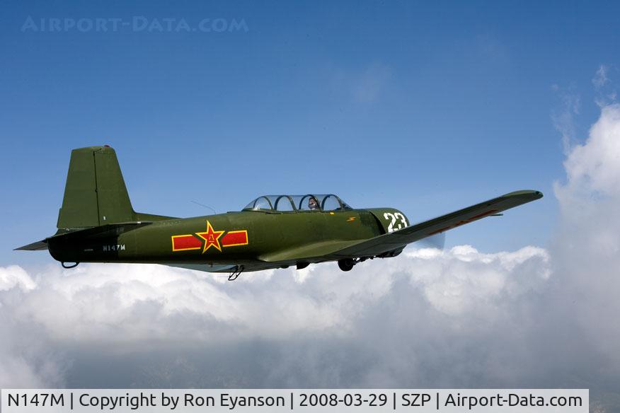 N147M, Nanchang CJ-6A C/N 4232020, Nanchang Air to Air