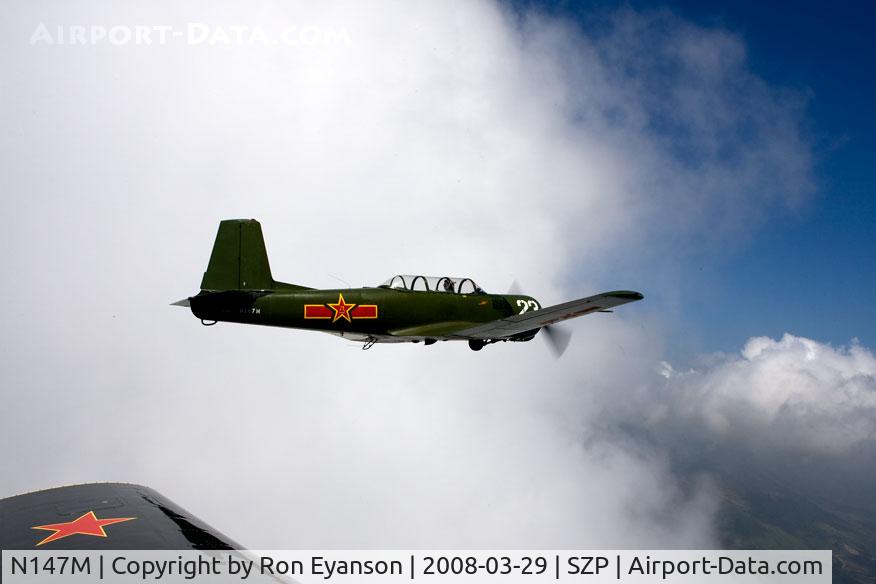 N147M, Nanchang CJ-6A C/N 4232020, Nanchang Air to Air