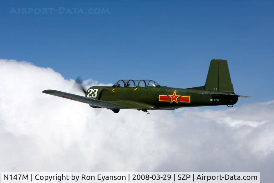 N147M, Nanchang CJ-6A C/N 4232020, Nanchang Air to Air