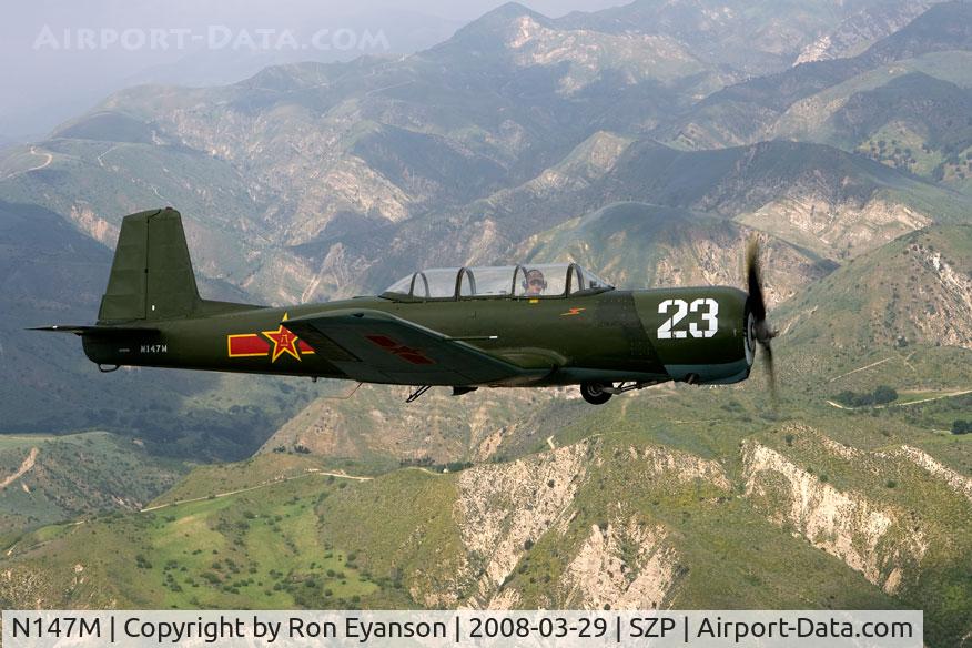 N147M, Nanchang CJ-6A C/N 4232020, Nanchang Air to Air