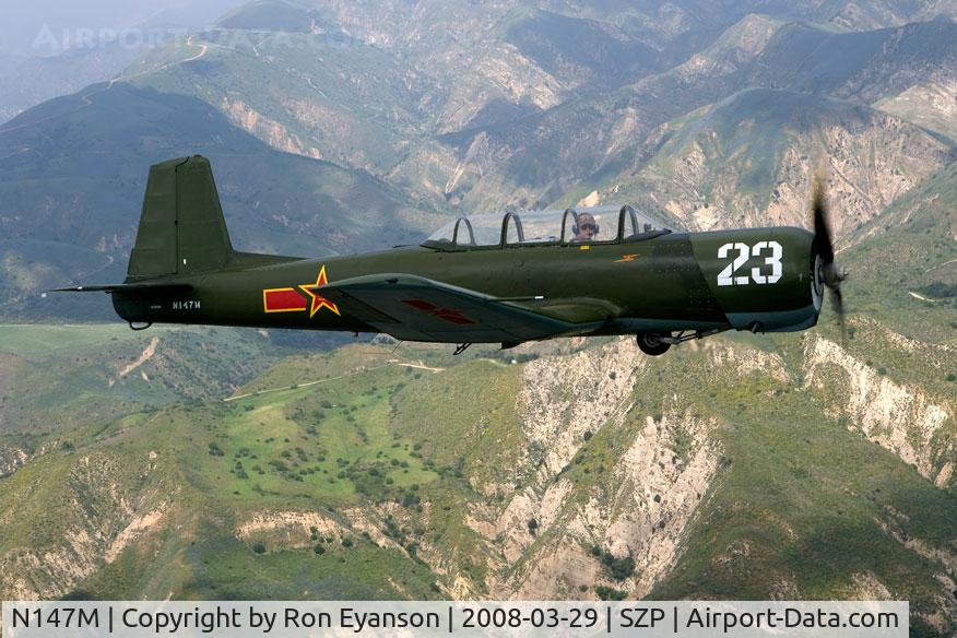 N147M, Nanchang CJ-6A C/N 4232020, Nanchang Air to Air