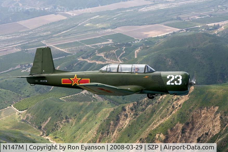 N147M, Nanchang CJ-6A C/N 4232020, Nanchang Air to Air