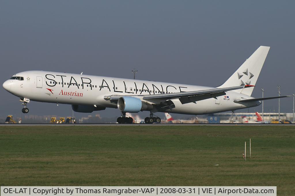 OE-LAT, 1991 Boeing 767-31A C/N 25273, Austrian Airlines Boeing 767-300