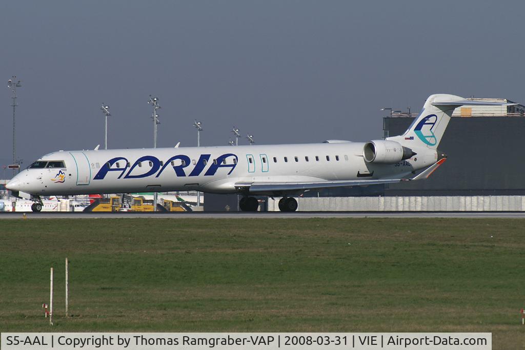 S5-AAL, 2007 Bombardier CRJ-900LR (CL-600-2D24) C/N 15129, Adria Airways Canadair Regionaljet 900