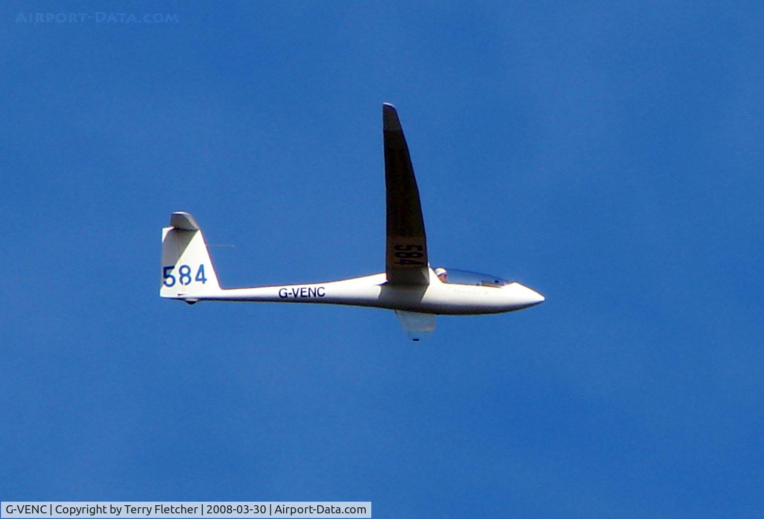 G-VENC, 1996 Schempp-Hirth Ventus 2C C/N 9, British registered Glider at Hinton-in-the Hedges