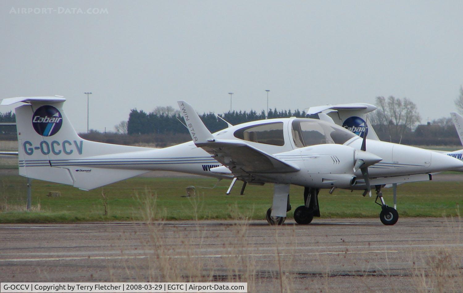 G-OCCV, 2004 Diamond DA-42 Twin Star C/N 42.010, Part of the General Aviation activity at Cranfield