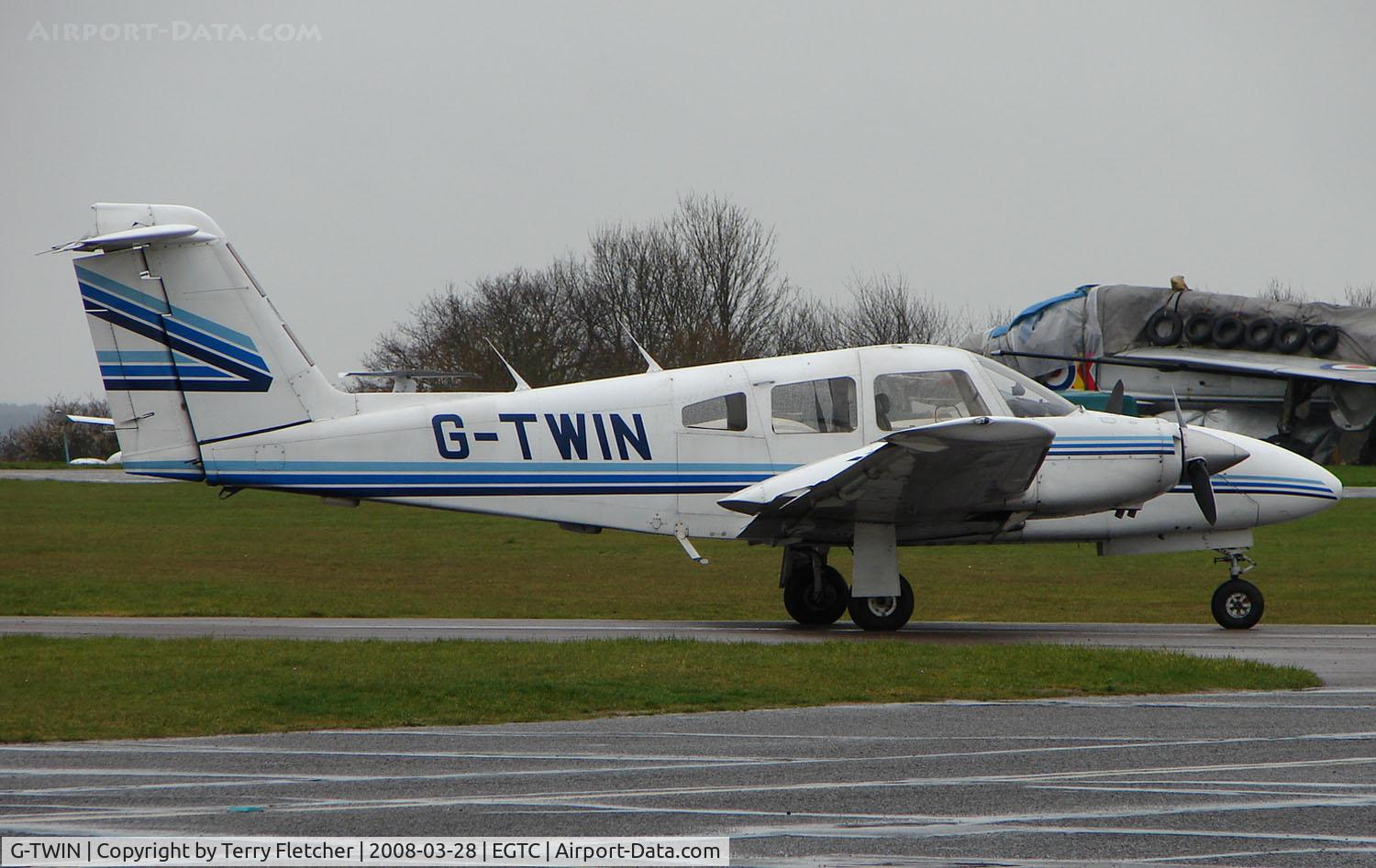 G-TWIN, 1978 Piper PA-44-180 Seminole C/N 44-7995072, Part of the General Aviation activity at Cranfield