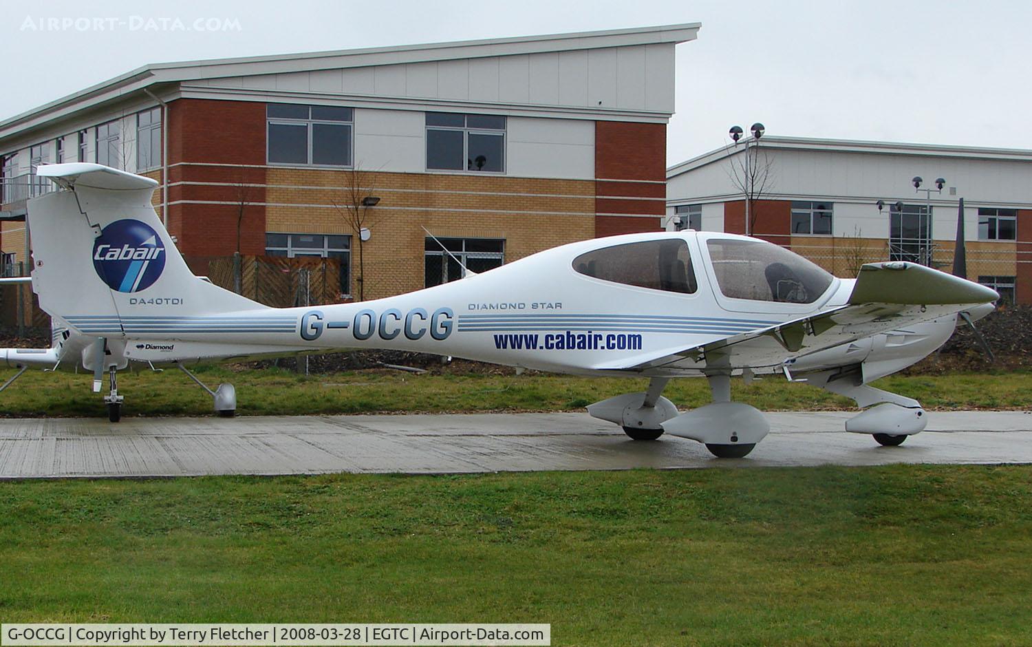 G-OCCG, 2006 Diamond DA-40D Diamond Star C/N D4.230, Part of the General Aviation activity at Cranfield