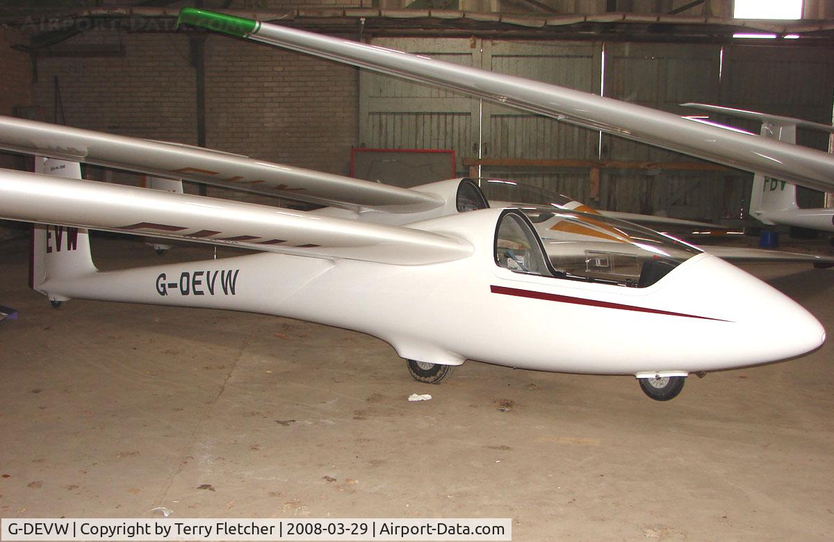G-DEVW, 1984 Schleicher ASK-23 C/N 23006, Gliders at the London Gliding Club at Dunstable Downs