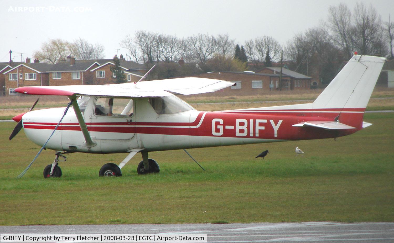 G-BIFY, 1972 Reims F150L C/N 0829, Part of the General Aviation activity at Cranfield