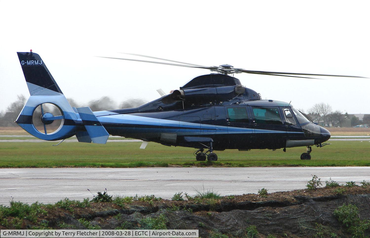 G-MRMJ, 2005 Eurocopter AS-365N-3 Dauphin 2 C/N 6713, Visiting helicopter to Cranfield