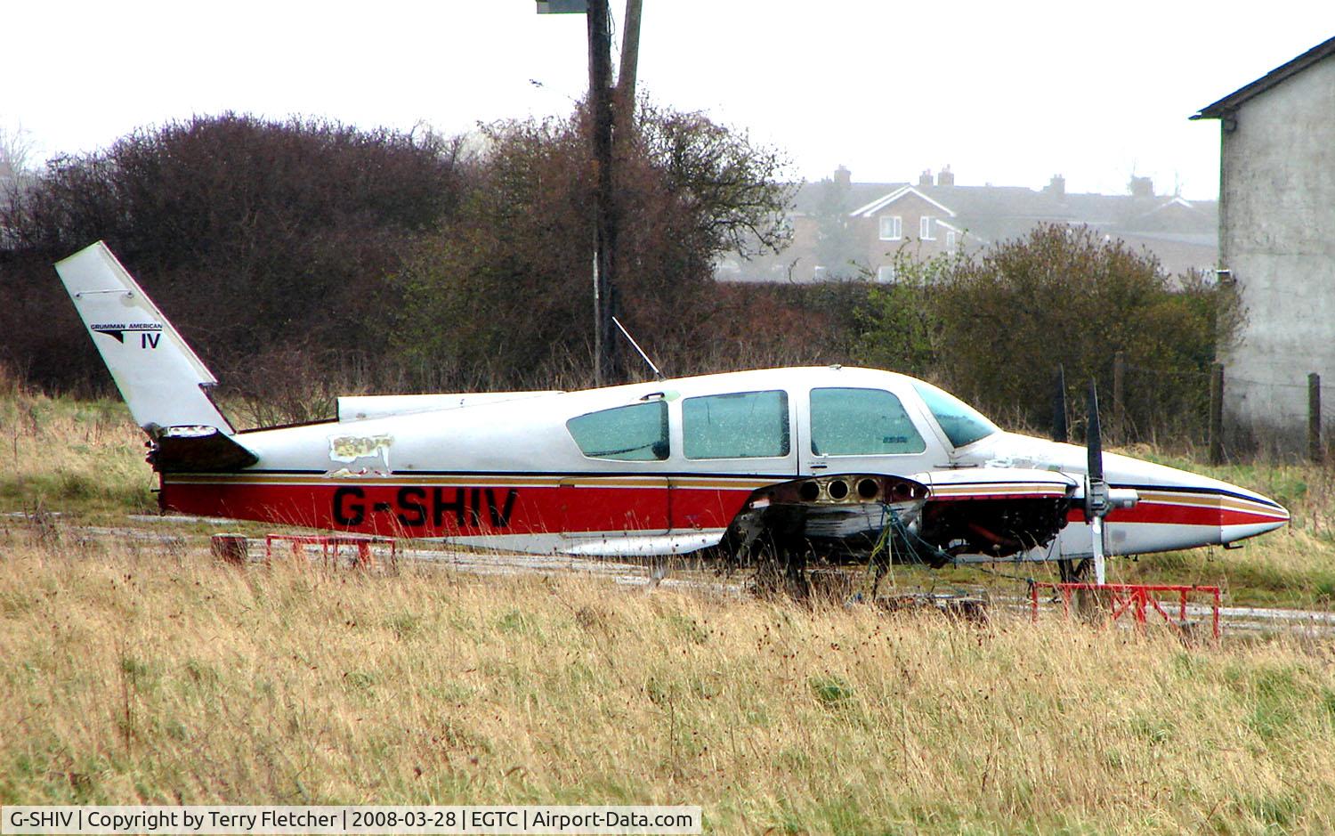 G-SHIV, 1979 Gulfstream American GA-7 Cougar C/N GA7-0092, American GA-7 dumped at Cranfield