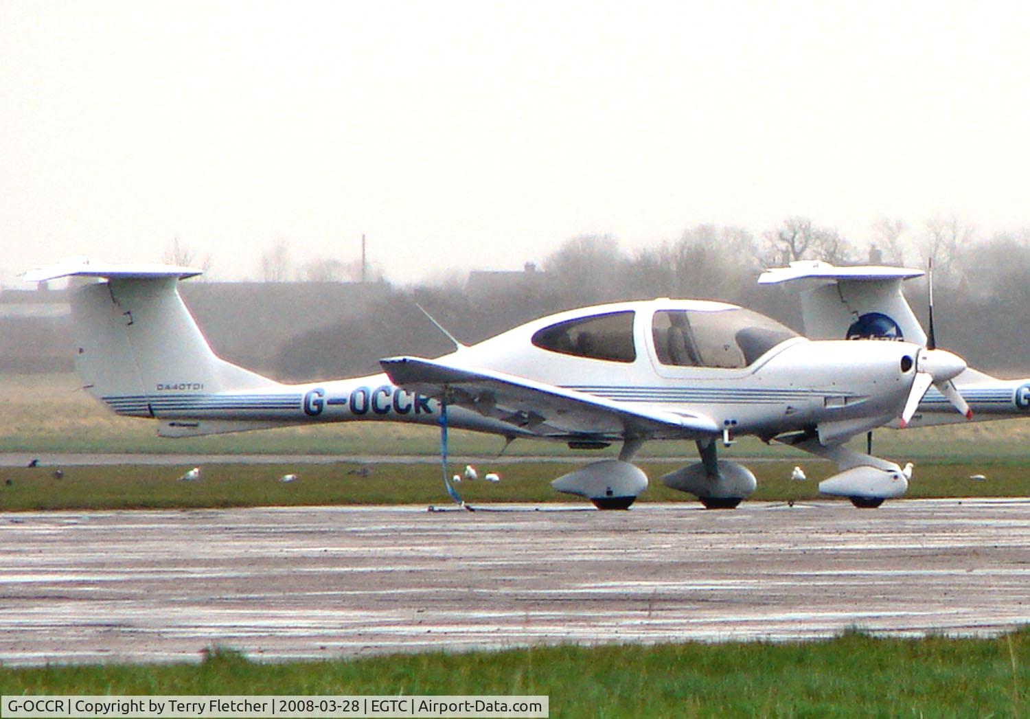 G-OCCR, 2006 Diamond DA-40D Diamond Star C/N D4.256, Part of the General Aviation activity at Cranfield
