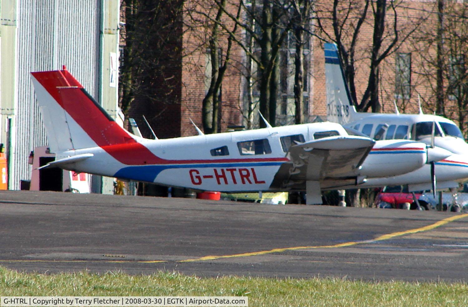 G-HTRL, 1983 Piper PA-34-220T Seneca III C/N 34-8333061, Pa34-220T at Oxford Kidlington