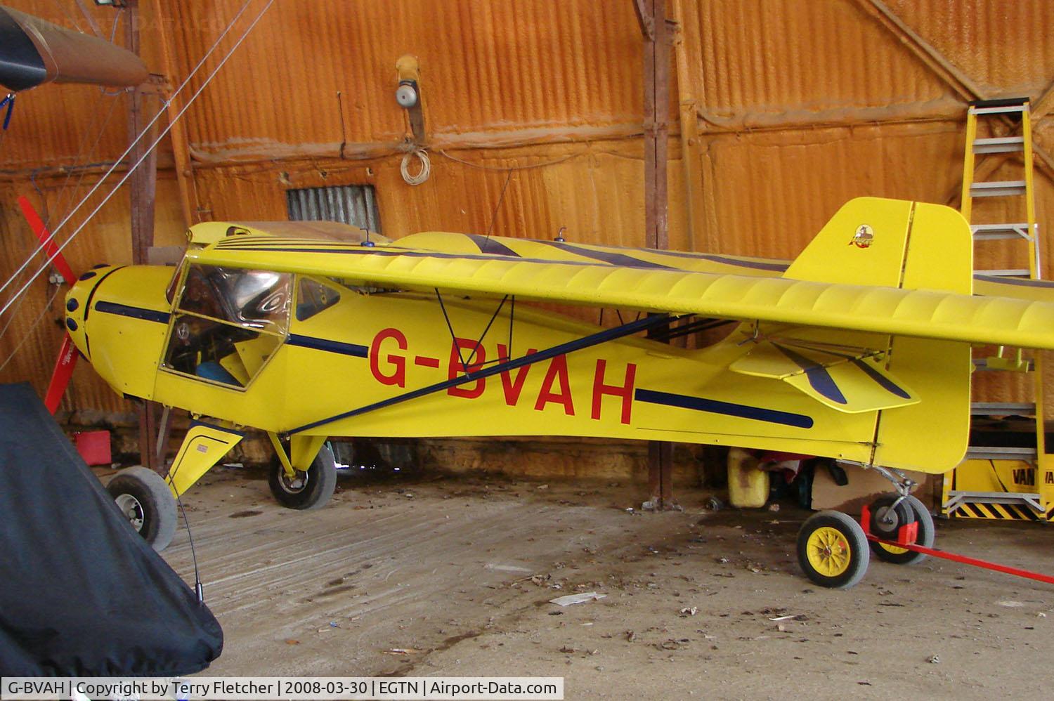 G-BVAH, 1992 Denney Kitfox Mk3 C/N PFA 172-12031, One aircraft at the friendly Enstone Airfield in Oxfordshire