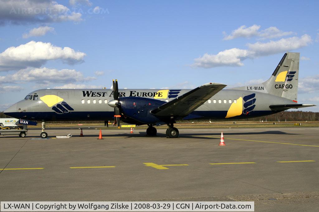 LX-WAN, 1989 British Aerospace ATP C/N 2020, visitor