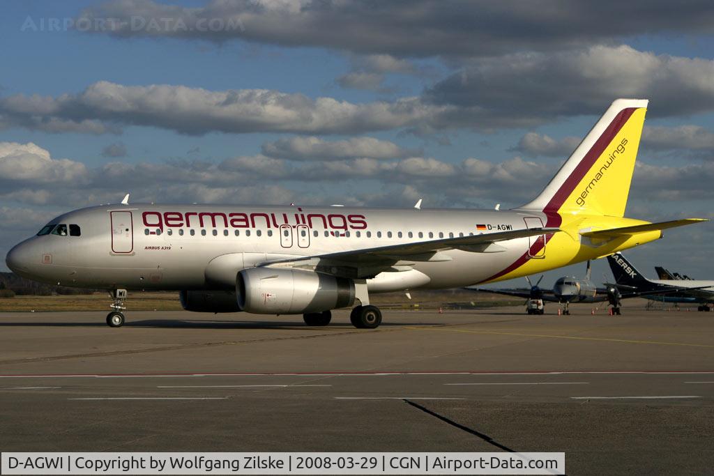 D-AGWI, 2008 Airbus A319-132 C/N 3358, visitor