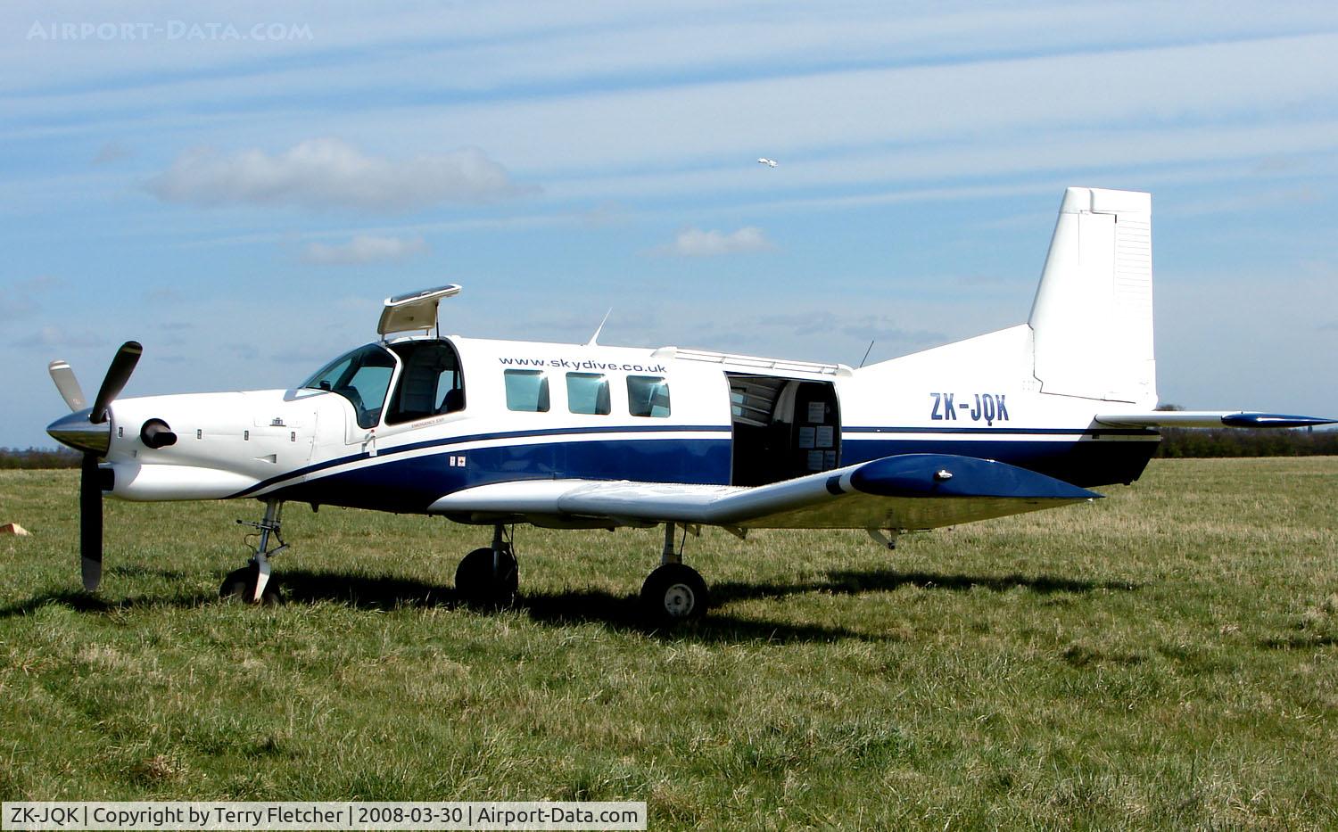 ZK-JQK, Pacific Aerospace 750XL C/N 118, Skydiving platform at Hinton-in-the-Hedges