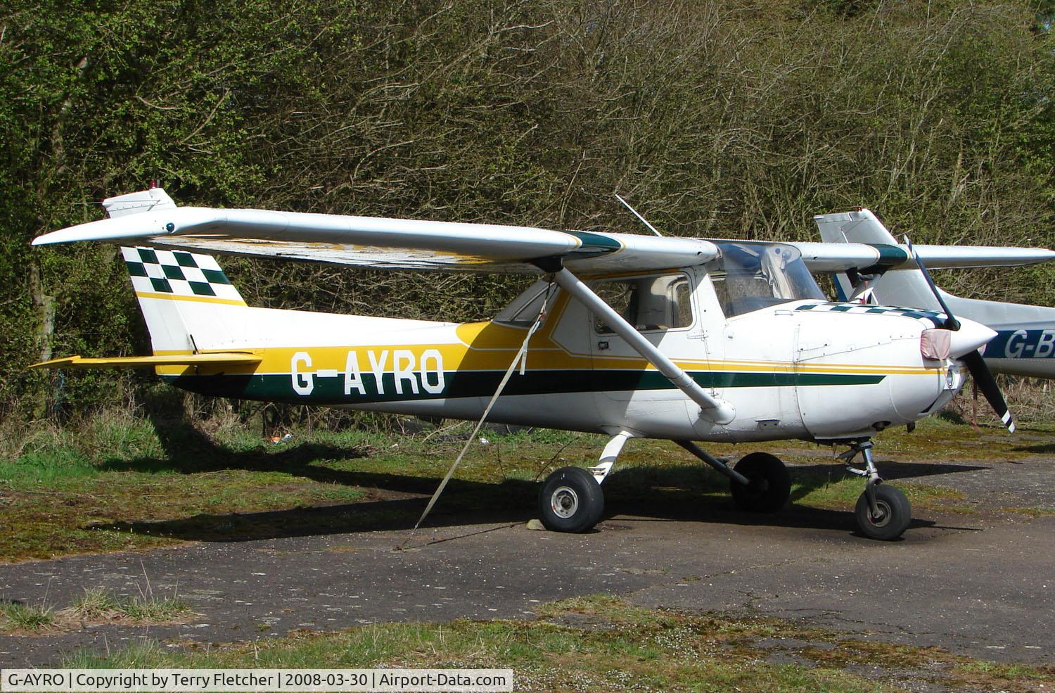 G-AYRO, 1971 Reims FA150L C/N 0102, Based aircraft at the quaintly named Hinton-in-the-Hedges airfield