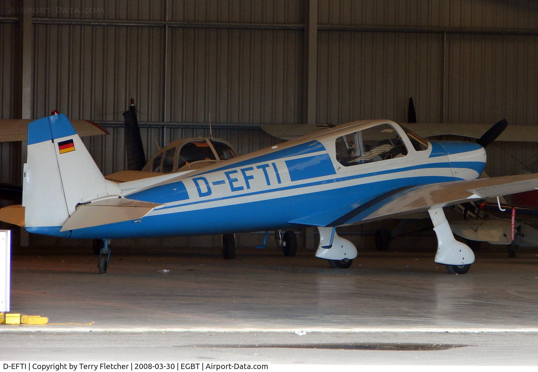 D-EFTI, 1961 Bolkow Bo-207 C/N 219, Bolkow F207 at Turweston , Buckinghamshire