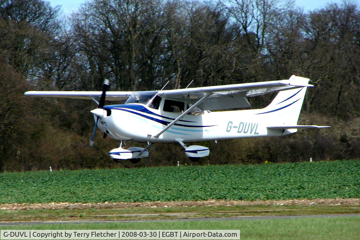 G-DUVL, 1978 Reims Cessna F172N C/N 1723, The Buckinghamshire airfield at Turweston always has a good variety of aircraft movements