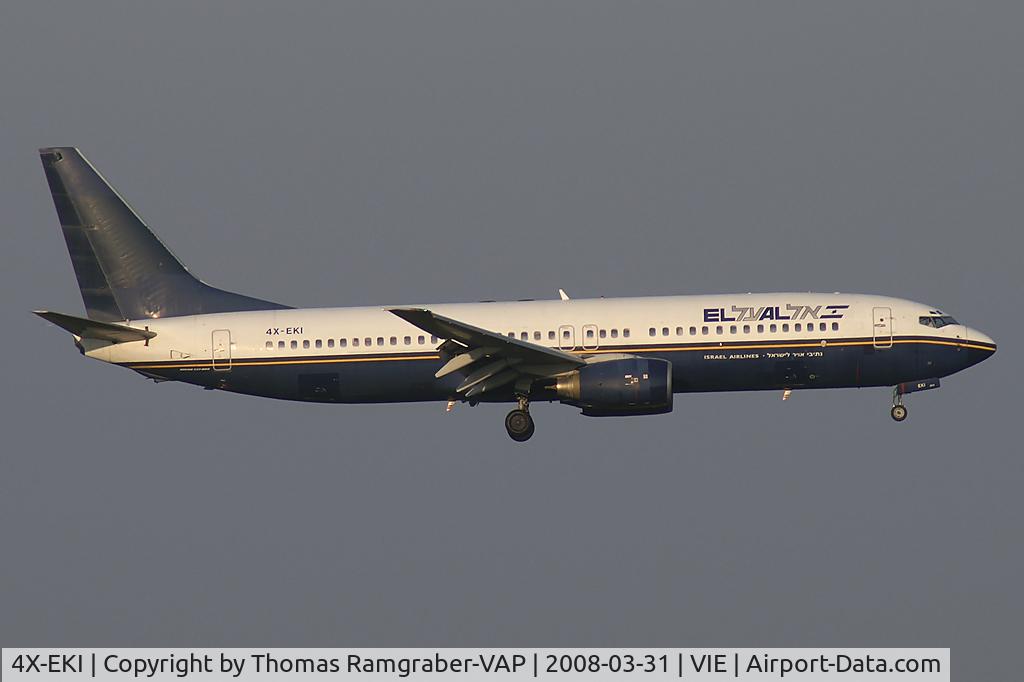 4X-EKI, 1999 Boeing 737-86N C/N 28587, El Al Israel Airlines Boeing 737-800