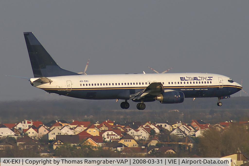 4X-EKI, 1999 Boeing 737-86N C/N 28587, El Al Israel Airlines Boeing 737-800