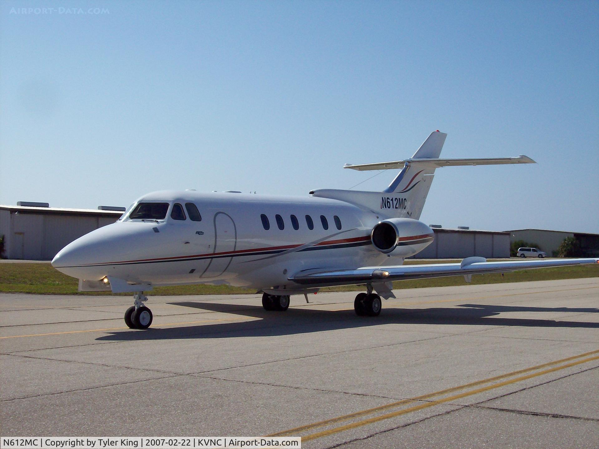 N612MC, 1982 Hawker Siddeley HS125 700A C/N 257168, Taxing For Takeoff
