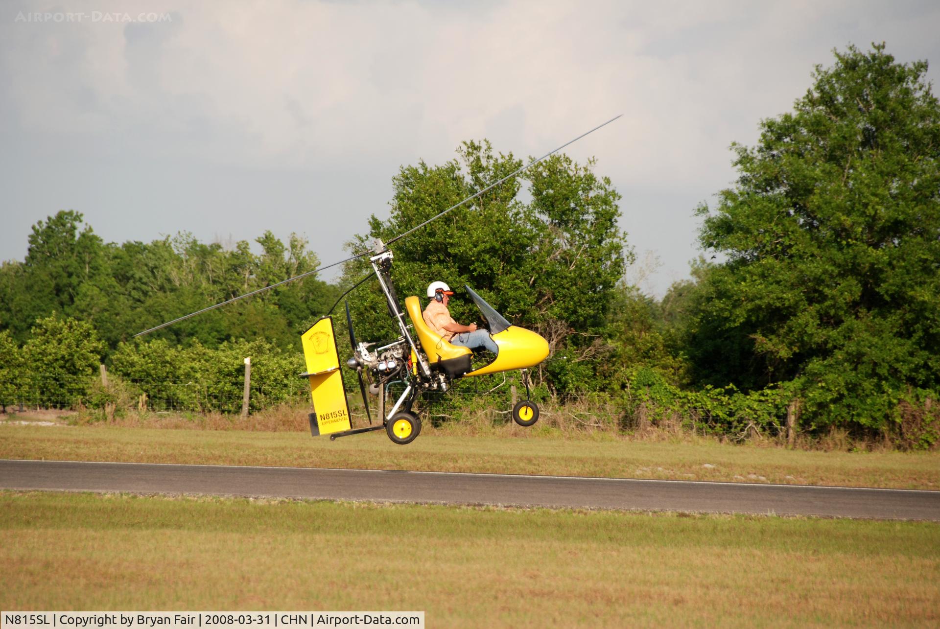 N815SL, 2003 Rotor Flight Dynamics Exterminator C/N 001, Bensen Days