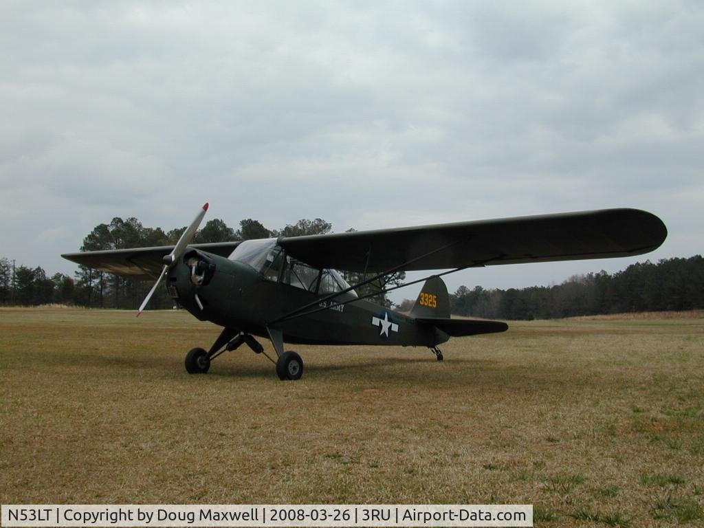 N53LT, 1943 Taylorcraft DCO-65 C/N L-4900, Quartering front view