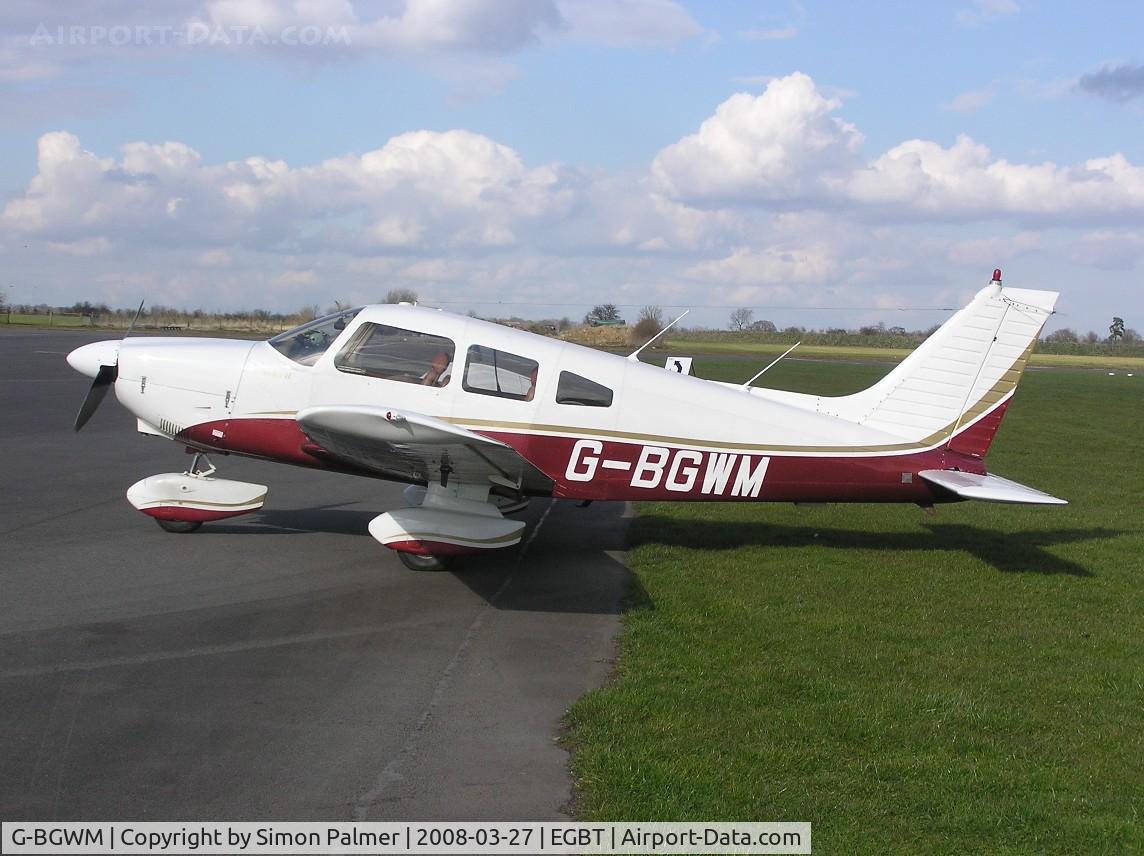 G-BGWM, 1979 Piper PA-28-181 Cherokee Archer II C/N 28-7990458, PA-28 visiting Turweston