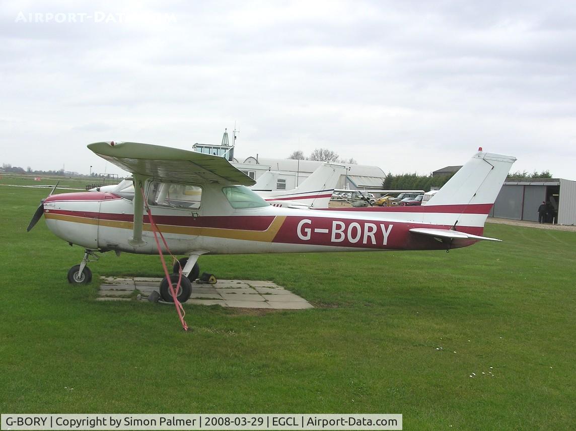 G-BORY, 1971 Cessna 150L C/N 150-72292, A Cessna 150L parked out at Fenland