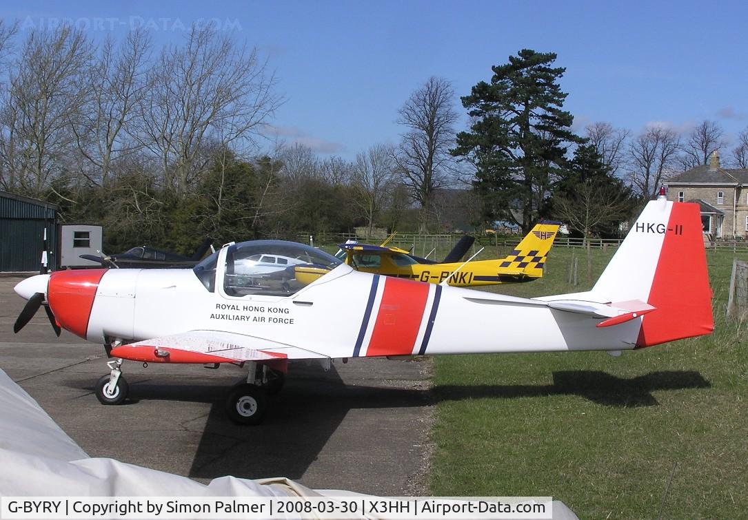G-BYRY, 1987 Slingsby T-67M-200 Firefly C/N 2042, Slingsby Firefly in Hong Kong Auxiliary Air Force colours