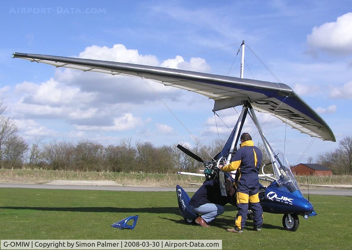 G-OMIW, 2007 P&M Aviation Pegasus Quik C/N 8232, Quik 912S at Enstone