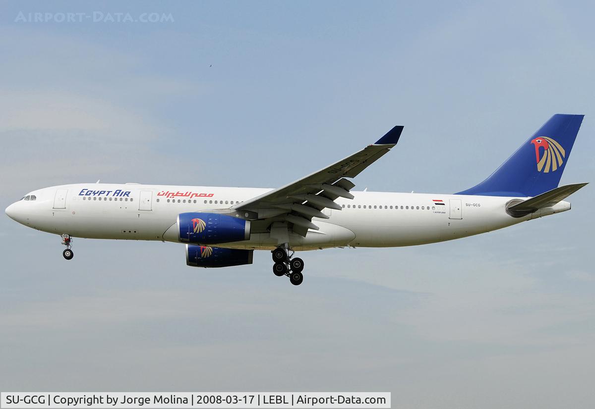 SU-GCG, Airbus A330-243 C/N 666, Clear to land RWY 25R.