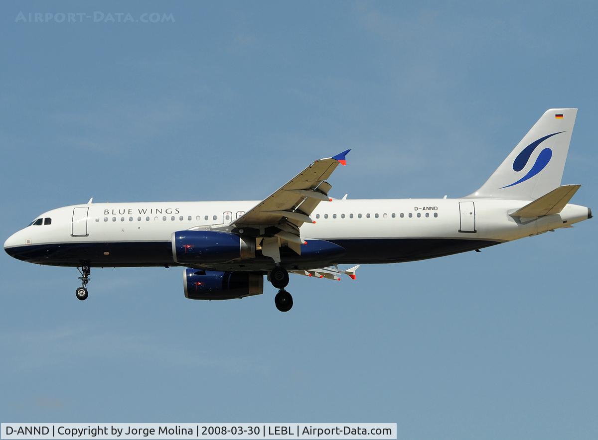 D-ANND, 2001 Airbus A320-232 C/N 1546, Ex-Air Berlin.