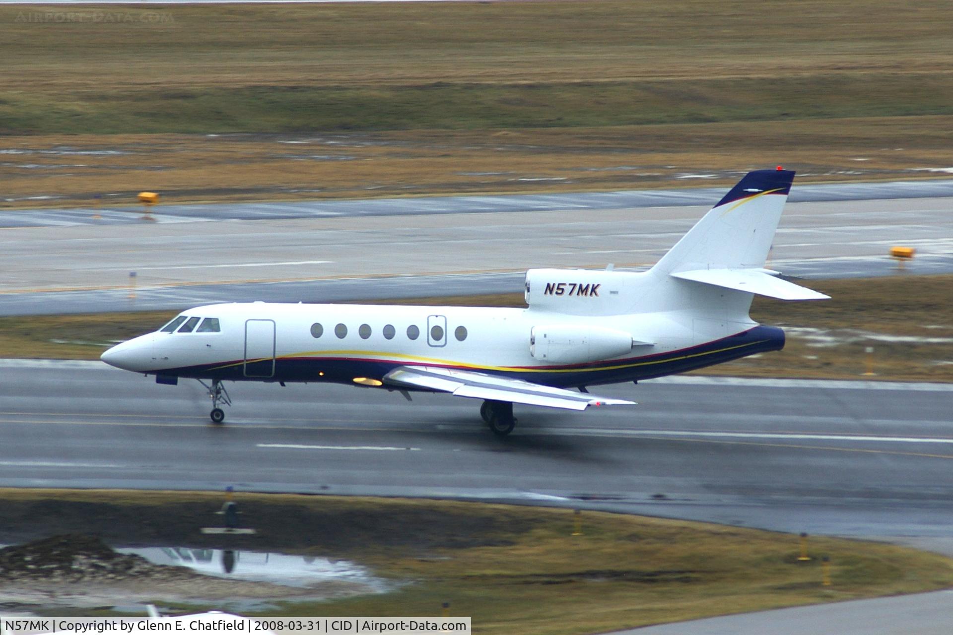 N57MK, 1988 Dassault Falcon 50 C/N 197, Departing Runway 13
