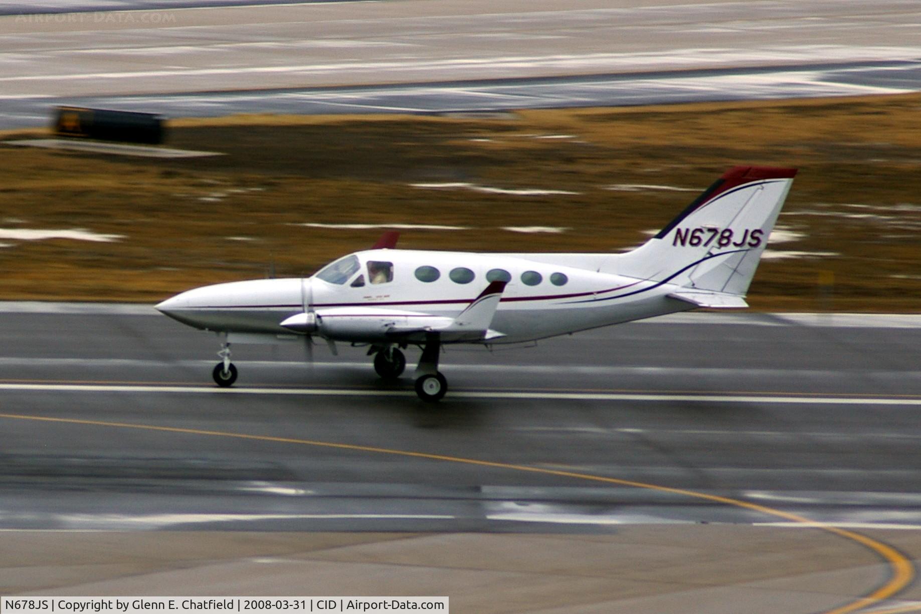 N678JS, 1978 Cessna 414A Chancellor C/N 414A0090, Departing Runway 13