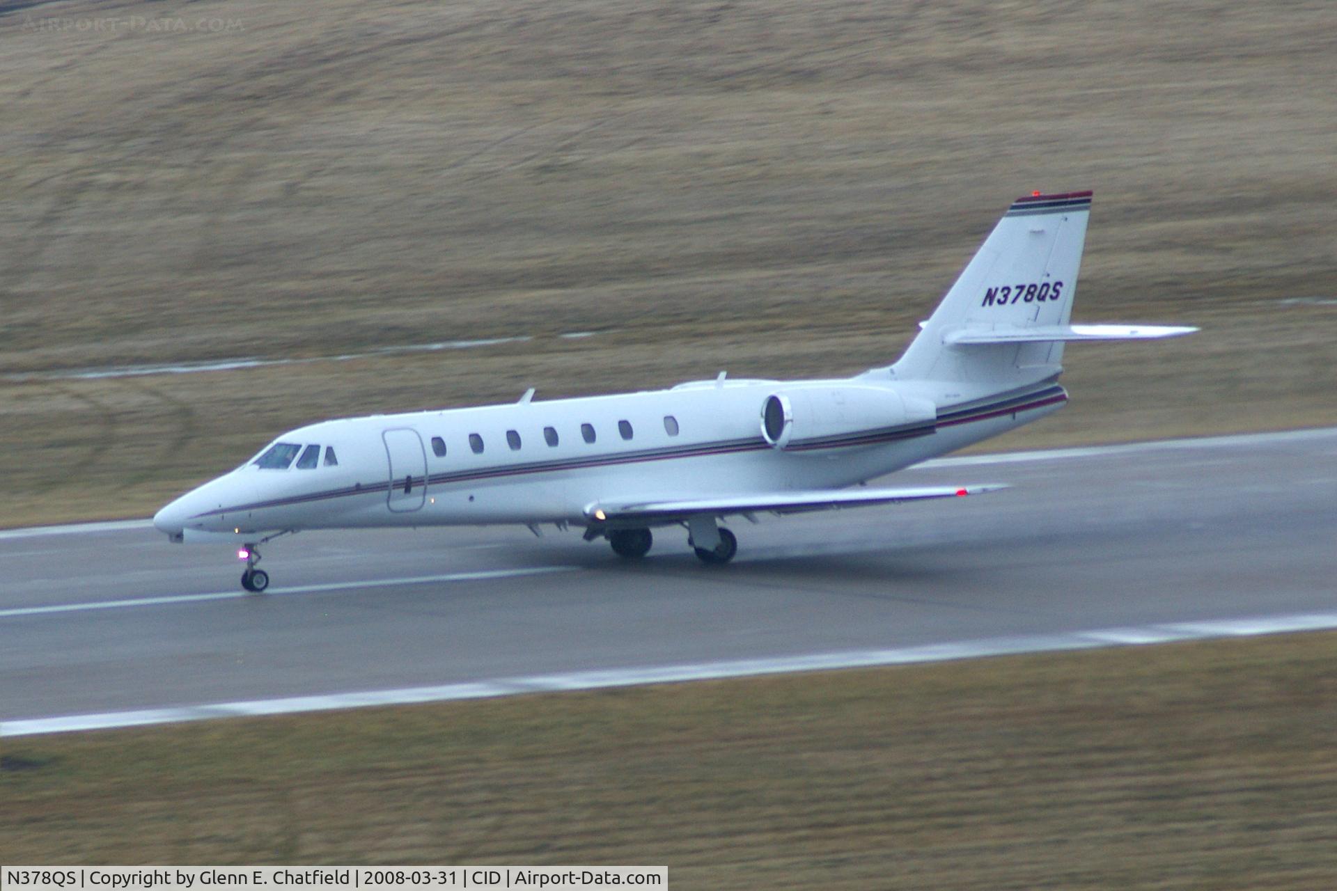 N378QS, 2006 Cessna 680 Citation Sovereign C/N 680-0103, Executive Jet 378 take-off roll Runway 13