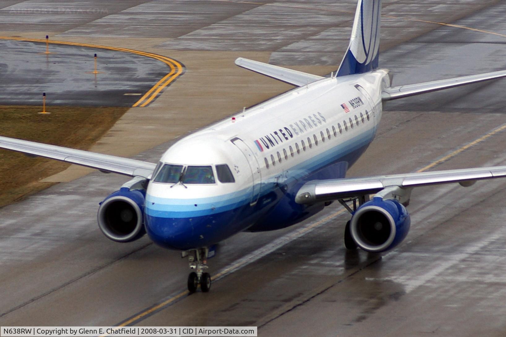 N638RW, 2004 Embraer 170SE (ERJ-170-100SE) C/N 17000053, Taxiing inbound on Alpha 4