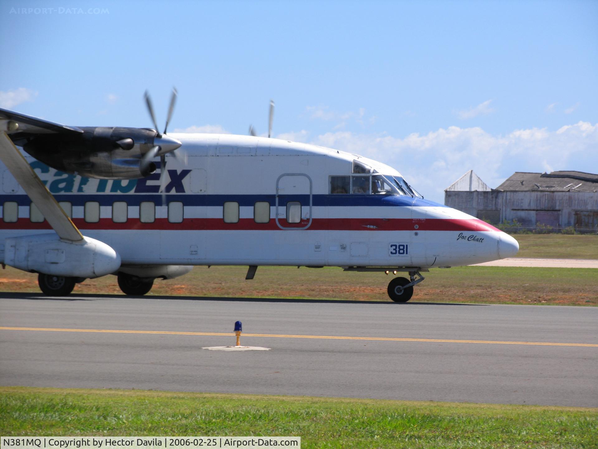 N381MQ, 1986 Short SD3-60-200 C/N SH3703, Turboprop