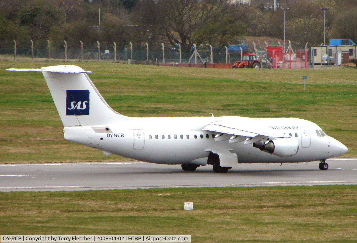 OY-RCB, 1987 British Aerospace BAe.146-200 C/N E2094, Atlantic Airlines BAE146 operating for SAS