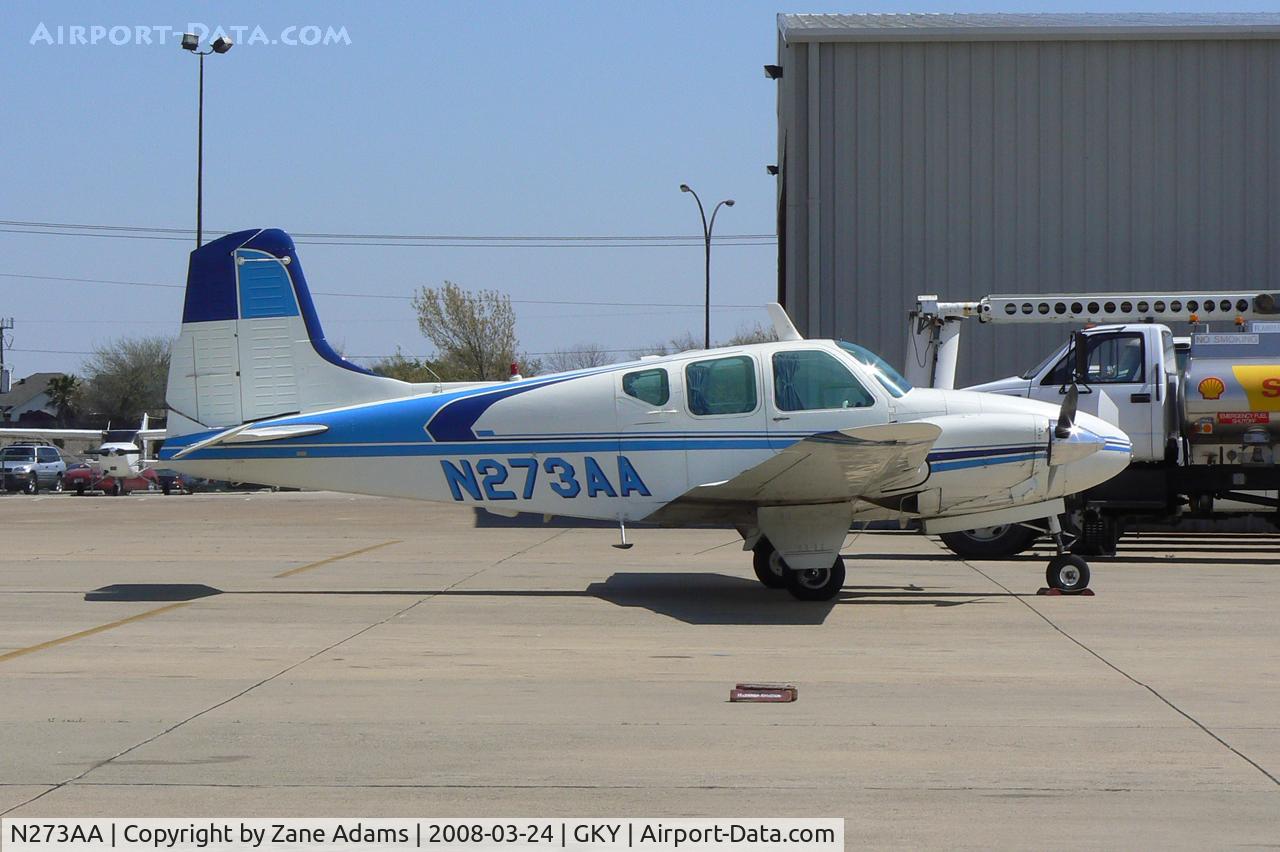 N273AA, 1959 Beech B95 Travel Air C/N TD-321, At Arlington Municipal