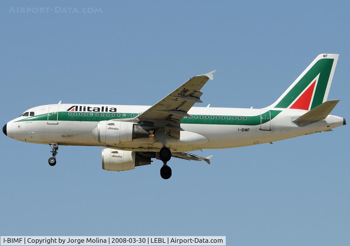 I-BIMF, 2003 Airbus A319-112 C/N 2083, 